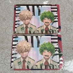 少年ジャンプGIGA ヒロアカ 両面コースター クリアケース 緑谷出久 爆豪勝己