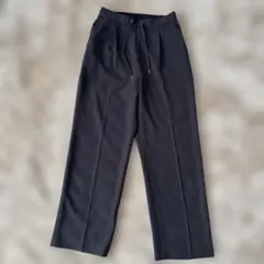 リラックススマートストレートパンツ　スミクロ