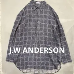 J.W ANDERSON ロゴプリント オーバーサイズシャツ　LOEWEのサムネイル