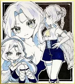 オリジナル手描きイラスト 天使 女の子 - メルカリ