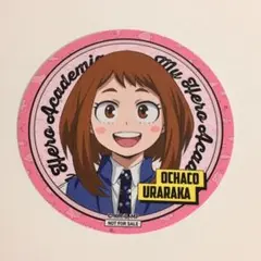 ヒロアカ　シーパラコラボ　お茶子コースター