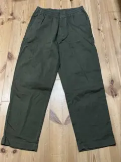 UNIQLO ユニクロ(S)イージーリラックスアンクルパンツ/オリーブ