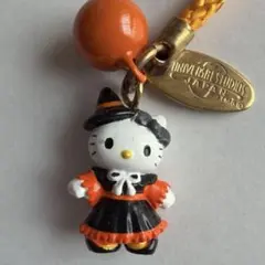 希少 ハローキティ USJ限定 2005 魔女 ハロウィン 根付