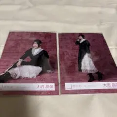 櫻坂46大沼晶保 生写真 5th Anniversaryドレス座り ヒキ