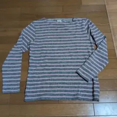green label relaxing ボーダー柄 長袖カットソー L