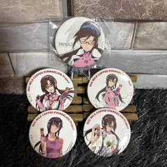 エヴァンゲリオン展 UCC 缶バッジ セット 真希波 マリ 5点