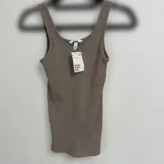 H&M リブタンクトップ　新品未使用のサムネイル