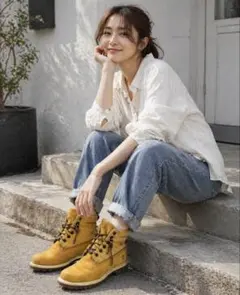 Timberland ティンバーランド ロールトップブーツ 7.5 (24.5)のサムネイル