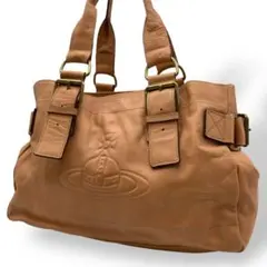 ヴィヴィアンウエストウッド トートバッグ アコード レザー ビッグオーブ