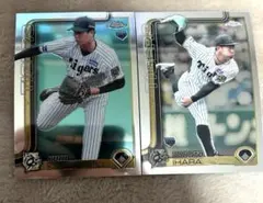 topps chrome npb 2025 タイガース　今朝丸裕喜　伊原陵人