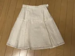 【ほぼ未使用・クリーニング済】TO BE CHIC シアースカート　Mのサムネイル