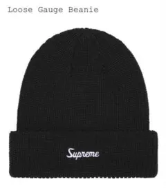 Supreme Loose Gauge Beanie 25FW Black