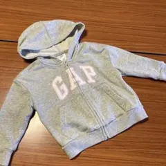 GAP フード付きパーカー 2歳用 グレー