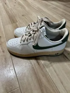 Nike Air Force 1 ホワイト/グリーン スニーカー