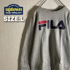 ☆1点限り☆　フィラ　FILA　デカロゴ　スウェット　90s　古着