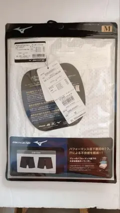 （新品）ミズノ　ゴルフウェア　アンダーパンツ　E2MJ2009 ホワイトМサイズのサムネイル