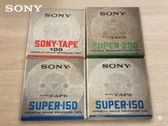 SONY 마그네틱 레코딩 테이프, 4개 세트, 오픈 릴 테이프