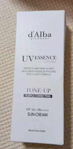 [新品]ダルバ トーンアップサンクリーム パープル