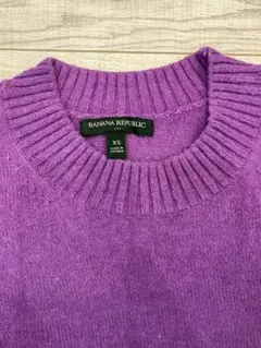 BANANA REPUBLIC パープルセーター XS