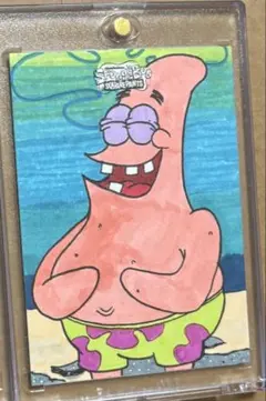 Topps SpongeBob Sketch Card 1of1 Patrick