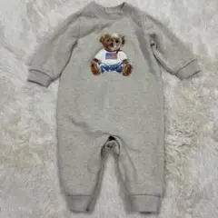 【美品】Ralph Lauren ロンパース 70cm ベビー服 ベア 長袖