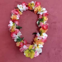 ハワイアンスタイル 合成花レイ