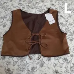 CHIP CLIP ブラウンベスト