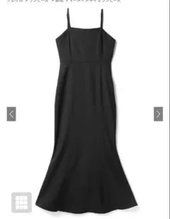 マーメイドキャミワンピース[ai16] 黒　m