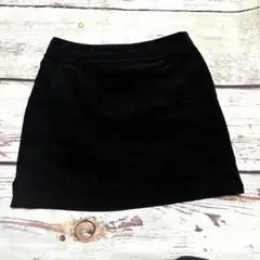 adidas ゴルフスカート Mサイズ ブラック　コーデュロイ