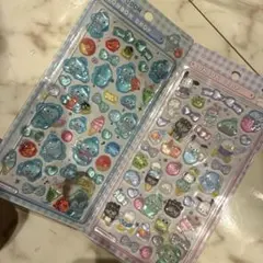 新品　サンリオ　ボンボンドロップシール　はぴだんぶい　ハンギョドン　2枚セット