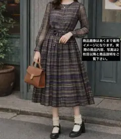 LANVIN 80's レトロ シルク ラメ系 ワンピースのサムネイル