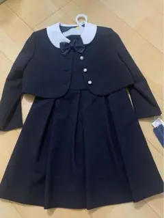 新品未使用❣️ネイビー ジャケットとドレスセット 120cm