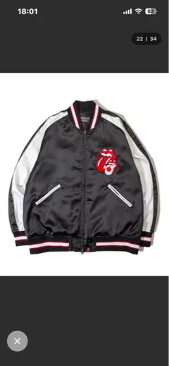 ジャックローズ　ローリングストーンズ　スカジャン