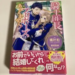 TL小説 騎士団長、そのプロポーズはありえません！