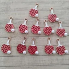 No.325 卓球のチャーム【12個】