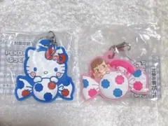 PEKO サンリオ めじるしアクセサリー ぺこちゃん キティ マイメロ 2点