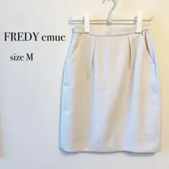 【フレディエミュ】fredy emue ブッチャーＭａｕタイトスカート ホワイト
