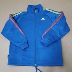 adidas アディダス 長袖 ジャージ ブルー 140 厚手