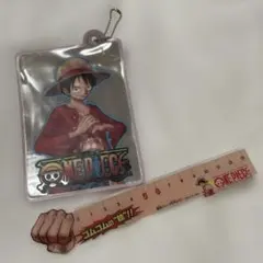 ONE PIECE パスケース 定規 セット 最強ジャンプ 新世界編ルフィ 付録
