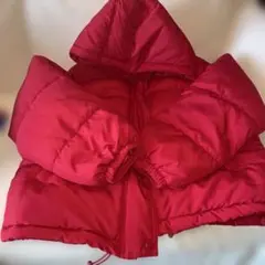 ダウンジャケット 赤
