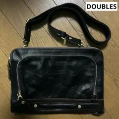 DOUBLES ダブルス 2WAY 本革レザー ショルダーバッグ クラッチバッグのサムネイル