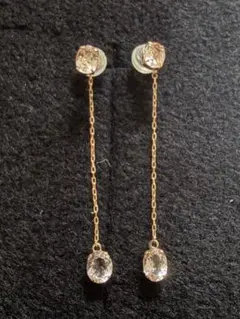 デパート購入》K18 モルガナイトピアス（0.4ct） ピンクゴールド 