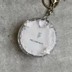 【缶バッジ】57mm キーホルダー/バッジケース/クリア/透明/うさぎ