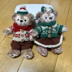 【2個セット】ダッフィー シェリーメイ ぬいぐるみバッジ