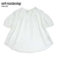 ✨期間限定セール✨earth music&ecology　2way半袖ブラウスのサムネイル
