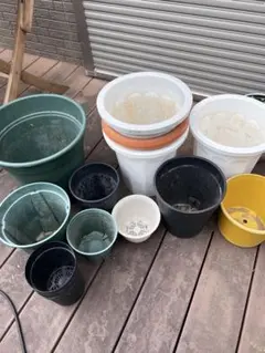 園芸用 植木鉢 プランター 묶음 판매 引き取り可能