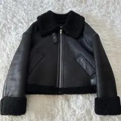 【本日最終お値下げ‼︎】ZARA フェイクムートンジャケット