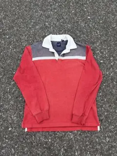【希少】90s oldGAP ラガーシャツ 短丈 メルカリ1点物