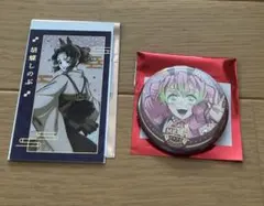 鬼滅の刃　午年　フォトカード　缶バッジ　胡蝶しのぶ　甘露寺蜜璃