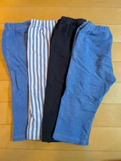 UNIQLO レギンス 7分丈 110cm 4本セット